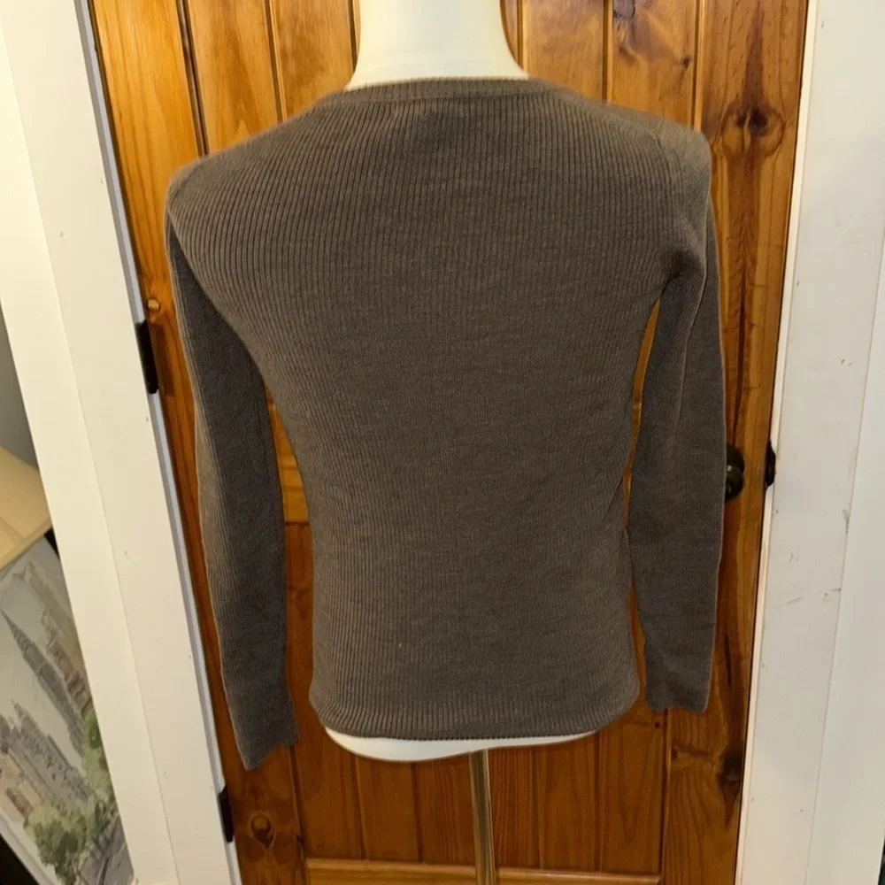 J.Crew Merino Wool Brown Sweater